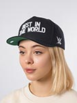 Бейсболка MITCHELL NESS арт. HP13257-TTTBLCK CM Punk Statement Pro WWE (черный)
